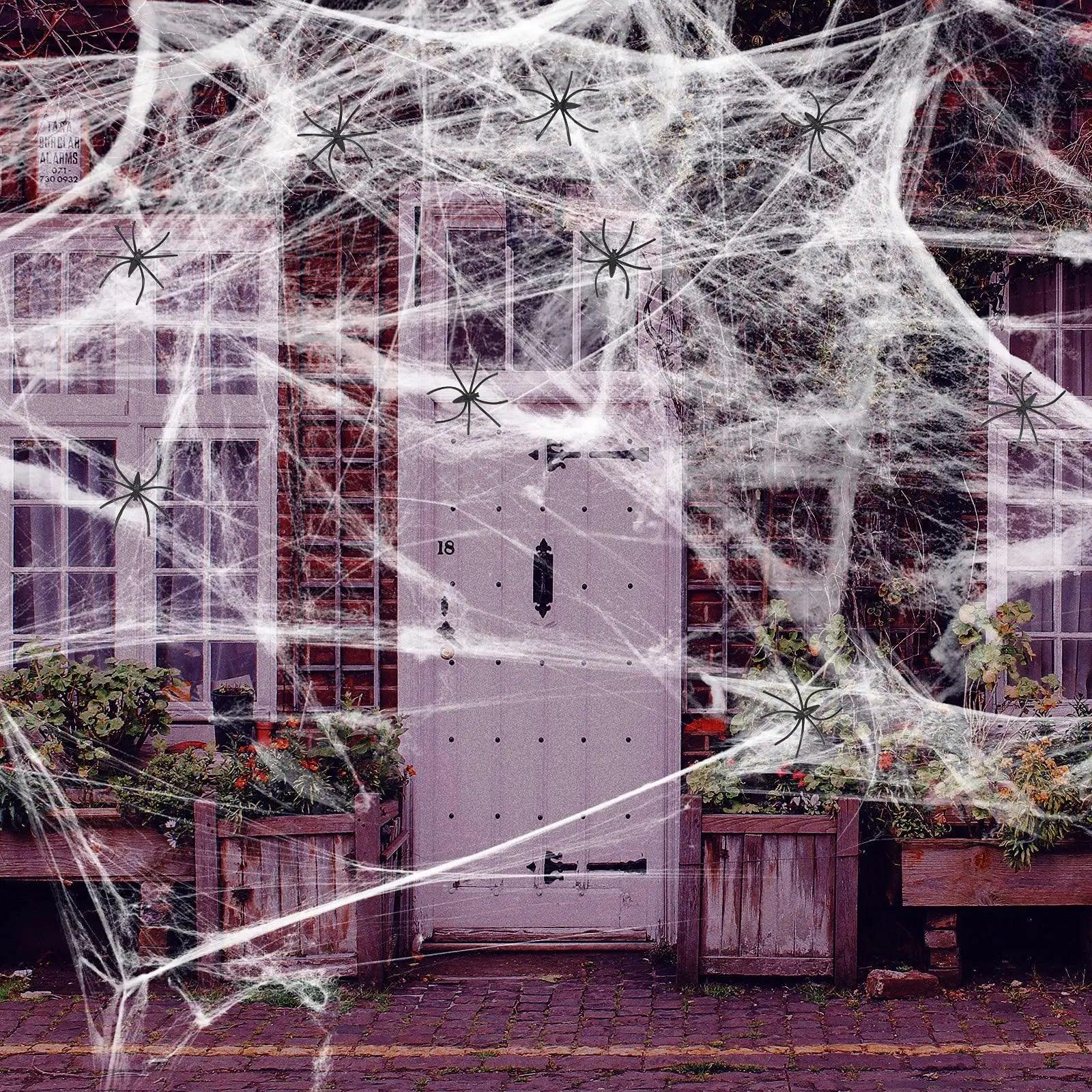 Haunted House Spider Web Outdoor Prop - Dabfavshop