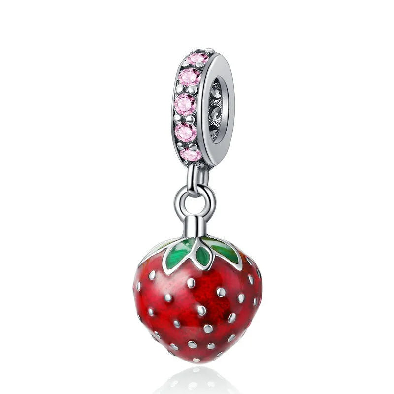Fruit Charm Beads 925 Sterling Silver Dabfavshop