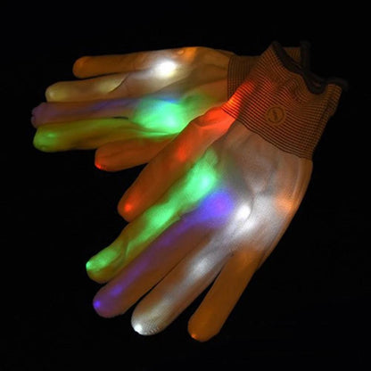 LED Glow Performance Gloves 7 Colors - Dabfavshop