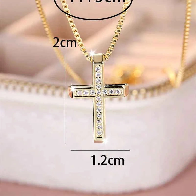 Cross Pendant Clavicle Necklaces