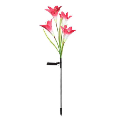 Outdoor Solar Garden Led Light Multi-Color Changing Lily - Dabfavshop