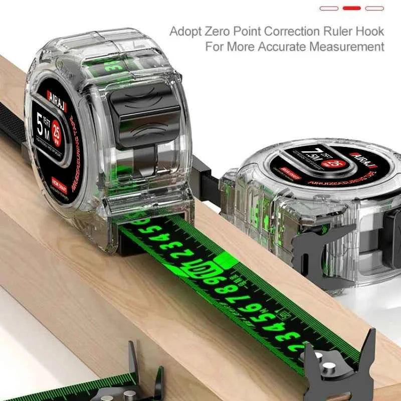 Fluorescent Tape Measure Waterproof Wear-Resistant Multipurpose Woodworking