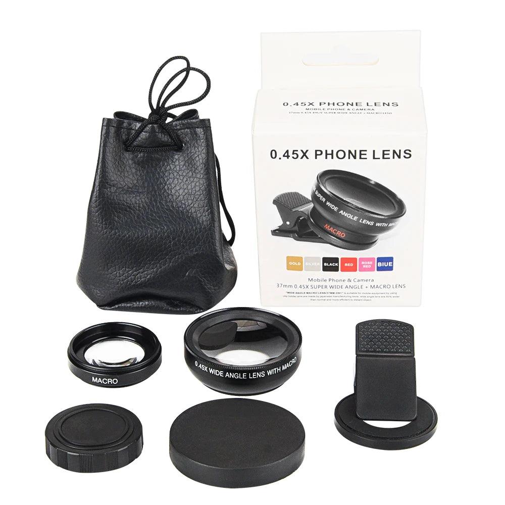 USLION 2 in 1 Phone Lens .45x Ultra Wide Angle - Dabfavshop