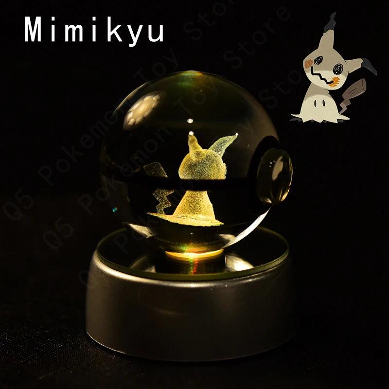 Pokémon Multi Color LED 3D Crystal Balls Collectible - Dabfavshop