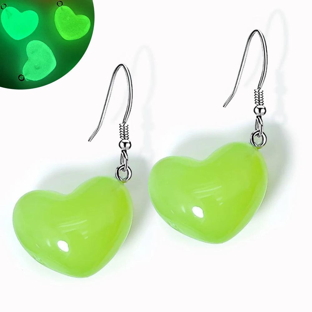 Glow In The Dark Ghost In Bottle Earrings - Dabfavshop