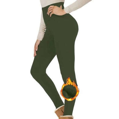 High Waist Women's Thermal Yoga Leggings - Dabfavshop