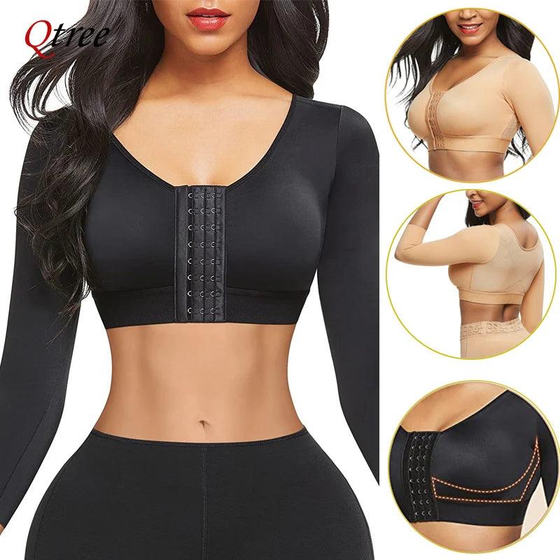 Women Arm Shapers Daily Body Shaper Long Sleeves - Dabfavshop