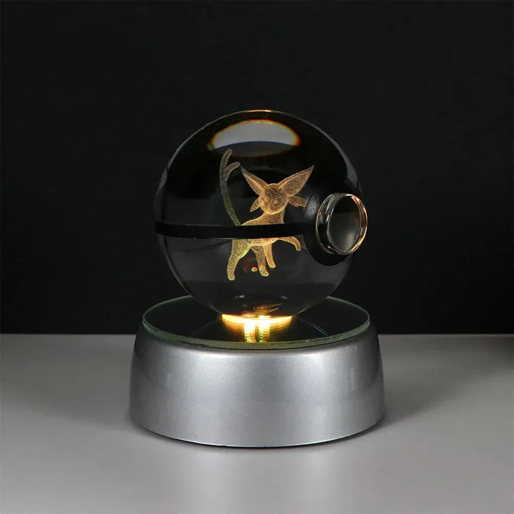 Pokemon 3D Crystal Ball LED Night Light - Dabfavshop