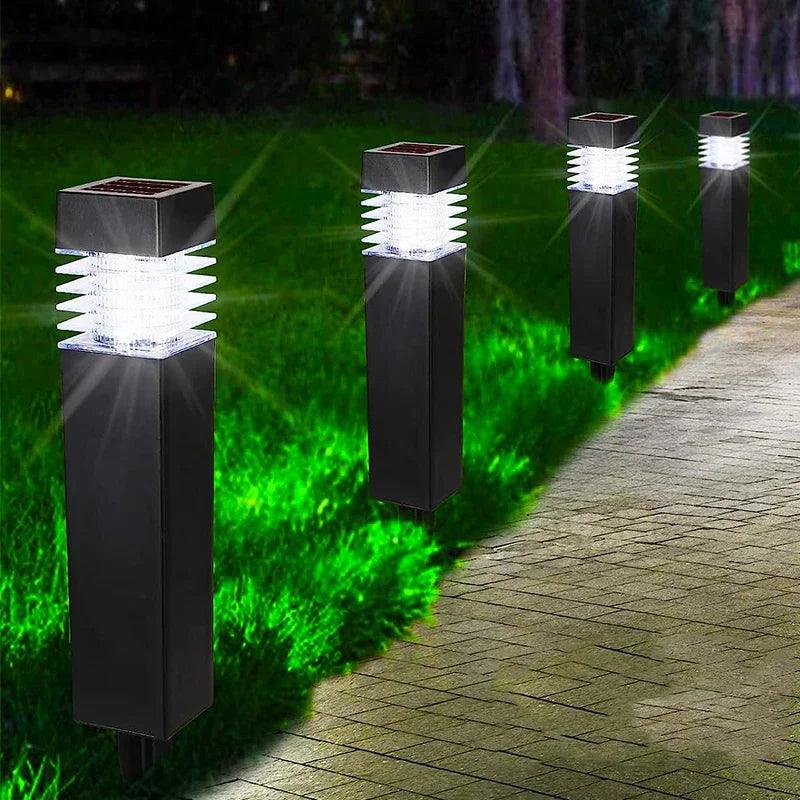 Solar Garden Path Lights - Set of 4 - Dabfavshop