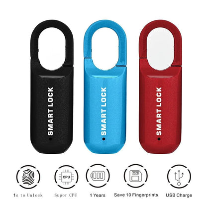 Locker Fingerprint Padlock Smart Keyless Lock - Dabfavshop