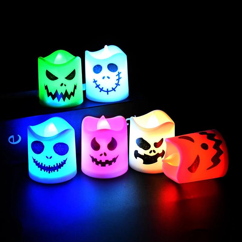 Halloween Ghost Pumpkin Candle Lights - Dabfavshop