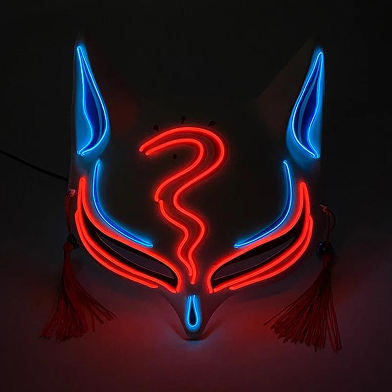 LED Luminous Fox Mask - Halloween Party Must-Have! - Dabfavshop