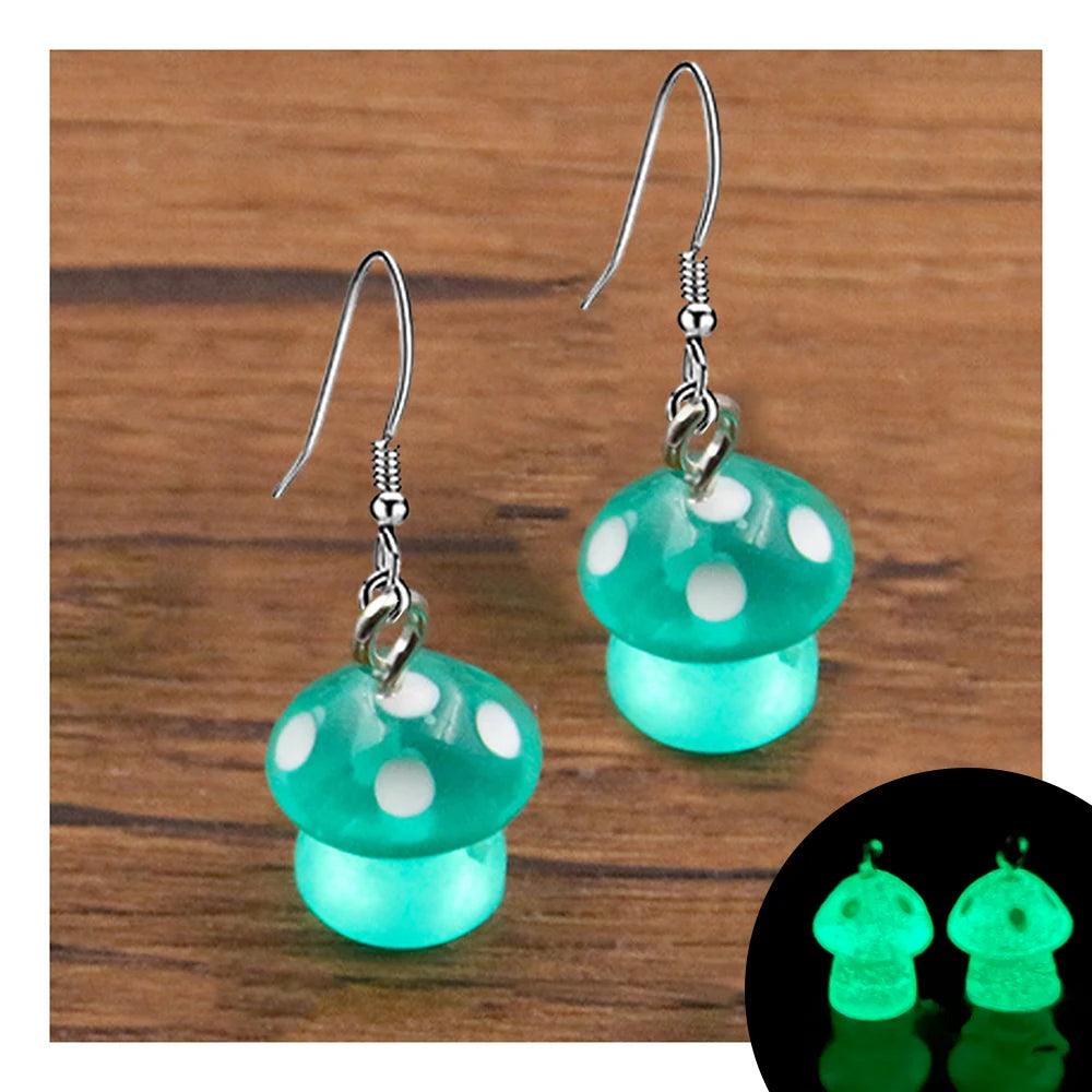 Glow In The Dark Ghost In Bottle Earrings - Dabfavshop