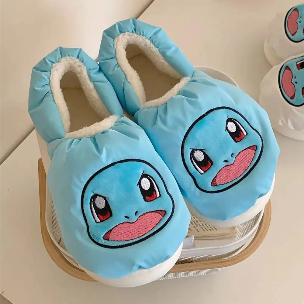 Pokémon Cotton Slippers With Velvet Insulation Anti Slip - Dabfavshop