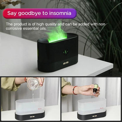 Led Essential Oil Aroma Air Humidifier Ultrasonic Cool Mist Fogger - Dabfavshop