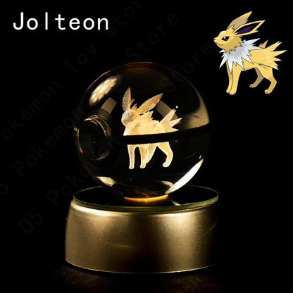 Pokémon Multi Color LED 3D Crystal Balls Collectible - Dabfavshop