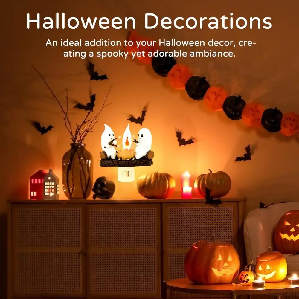 Ghosts Campfire Flicker Flame Halloween Nightlight - Dabfavshop