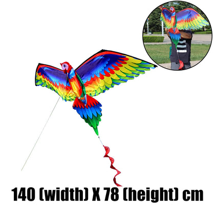 3D Dragon100M Kite Single Line With Tail Outdoor Sports Fun Toy Family Parent-child Interaction  Rainbow Kite Children House Store