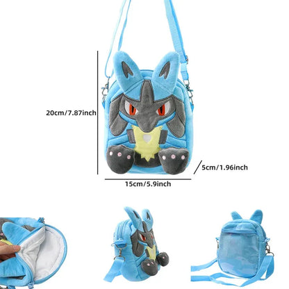 Pokemon Plush Backpack with 8 Characters - Dabfavshop