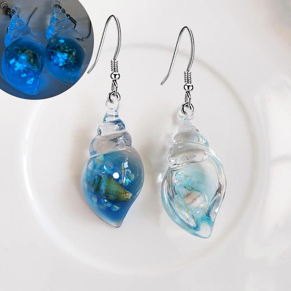 Glow In The Dark Ghost In Bottle Earrings - Dabfavshop