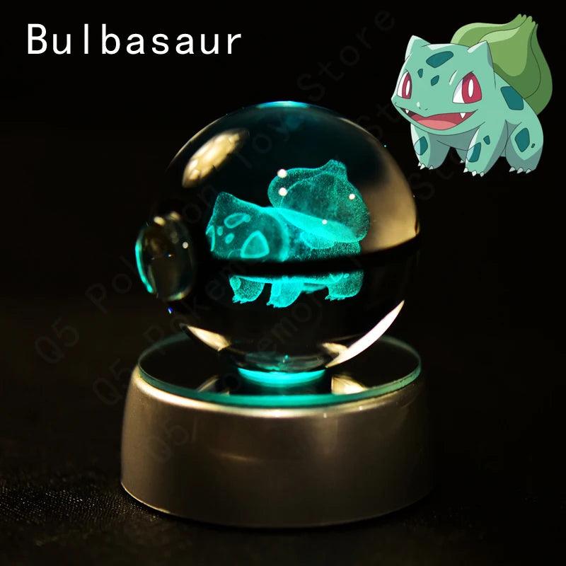 Pokémon Multi Color LED 3D Crystal Balls Collectible - Dabfavshop