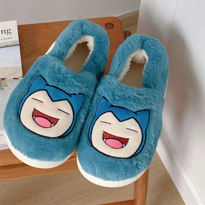 Pokémon Cotton Slippers With Velvet Insulation Anti Slip - Dabfavshop