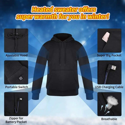 Outdoor Electric USB Heating Sweater - Dabfavshop