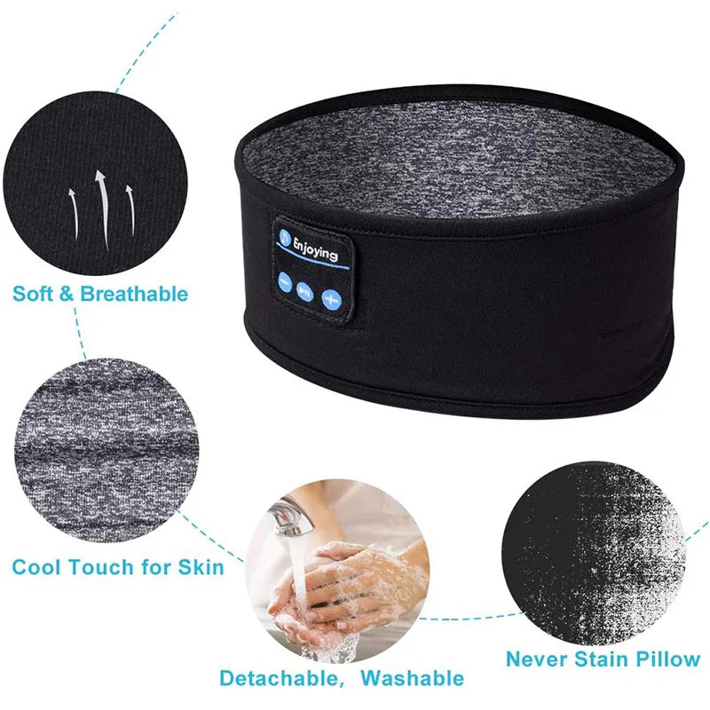 Oracluxe Eye Mask with Wireless Bluetooth Headset Headband Dabfavshop