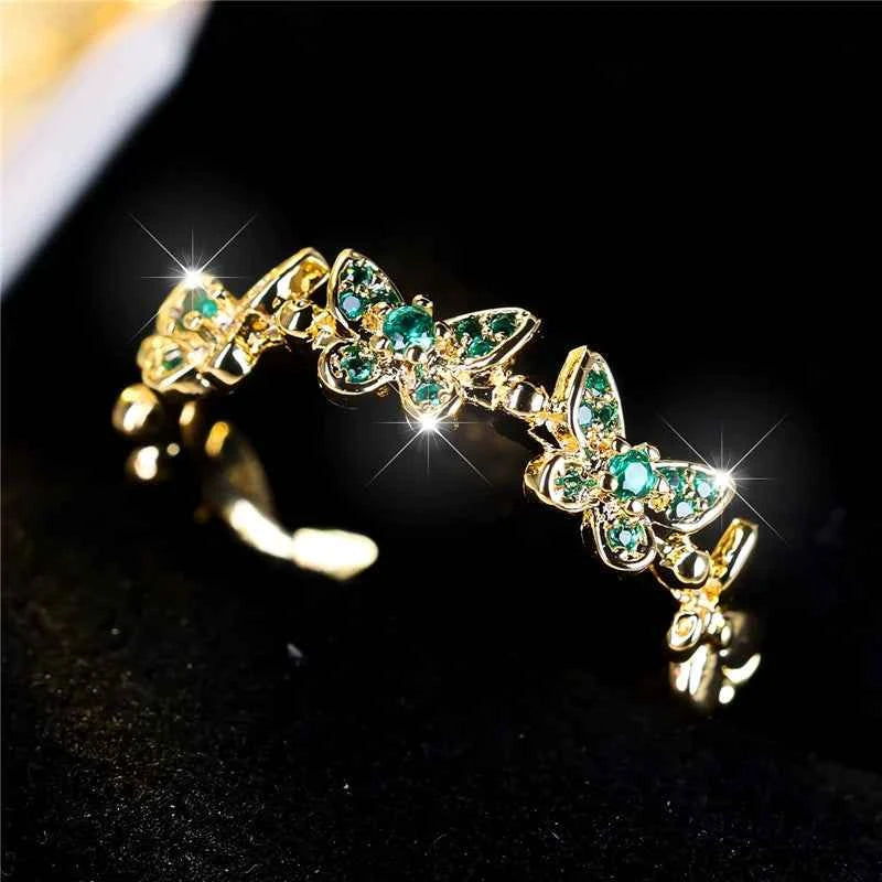 Butterfly Adjustable Ring