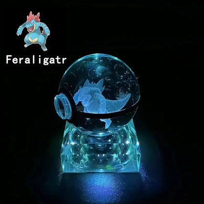 Pokémon Crystal Ball Model with LED Base - Dabfavshop