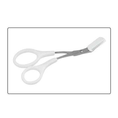 Stainless Steel Eyebrow Trimmer Scissors - Dabfavshop