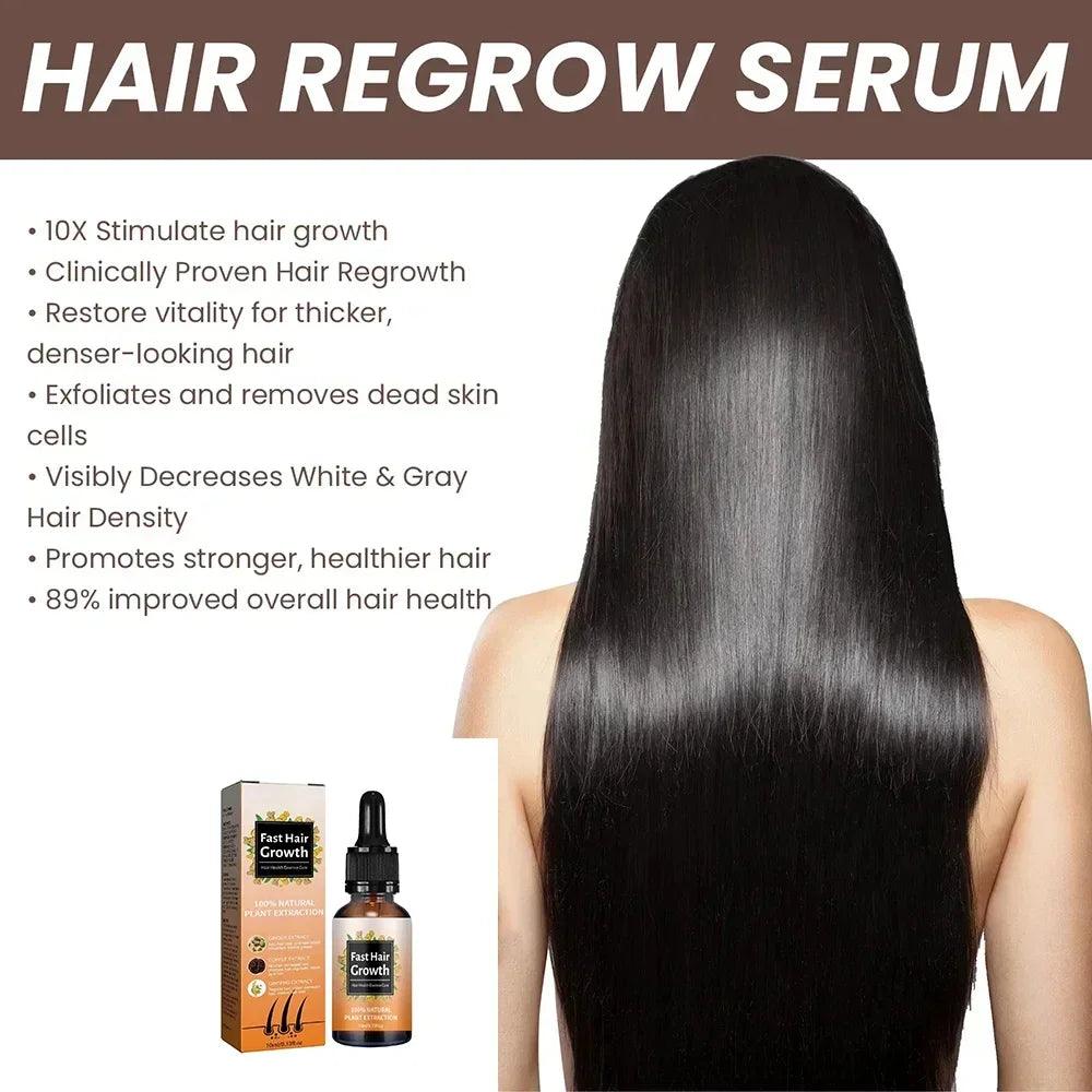 Ginger Fast Hair Loss Treatment Biotin Hair Growth Oil - Dabfavshop