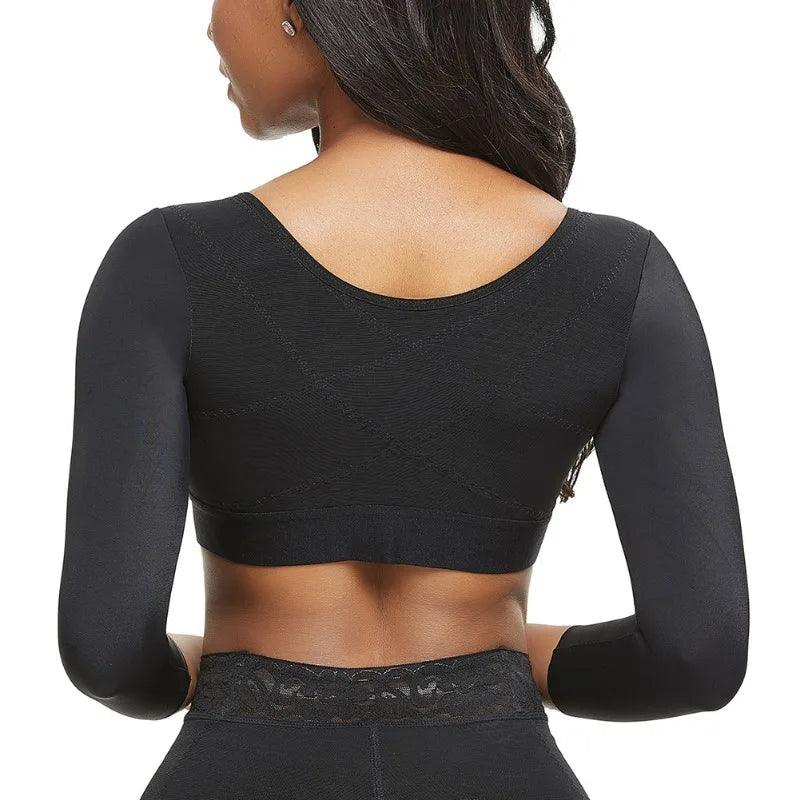 Women Arm Shapers Daily Body Shaper Long Sleeves - Dabfavshop