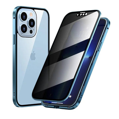 Tempered Glass With Privacy Case All In One - Dabfavshop