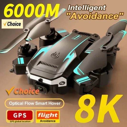 G6 Pro GPS Professional Drone 8K HD Dual-Camera Aerial Photography Omnidirectional Obstacle Avoidance Quadrotor RC Distance 5KM Dabfavshop