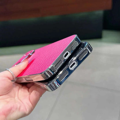 Leather Phone Case For iPhone Luxury Large Window Shockproof Cover