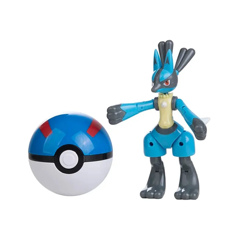 Pokémon Anime Figure With Pokaball - Dabfavshop