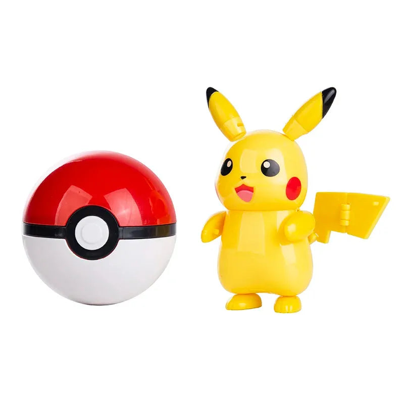 Pokémon Anime Figure With Pokaball - Dabfavshop