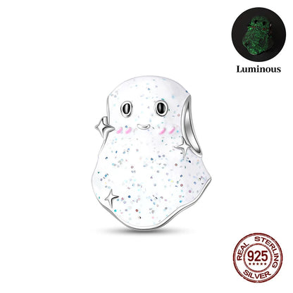Halloween Luminous Charms Bead 925 Sterling Silver Dabfavshop