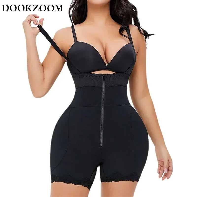 Women Bodysuit Shapewear With Hip Pads - Dabfavshop