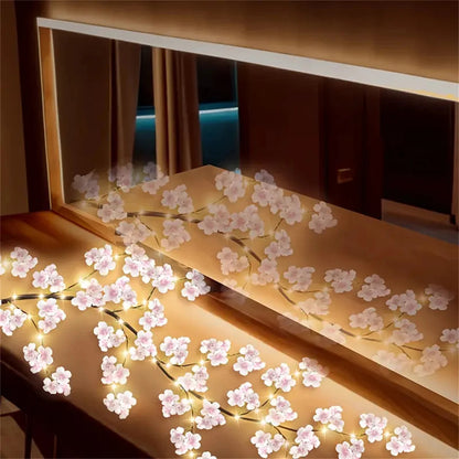 Cherry Blossom 96 Led USB Tree Branch Rattan Lights 8 Modes Colorful String Lamp Any Occasion Decoration Dabfavshop