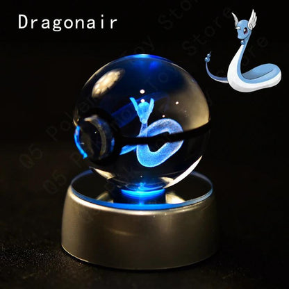 Pokémon Multi Color LED 3D Crystal Balls Collectible - Dabfavshop