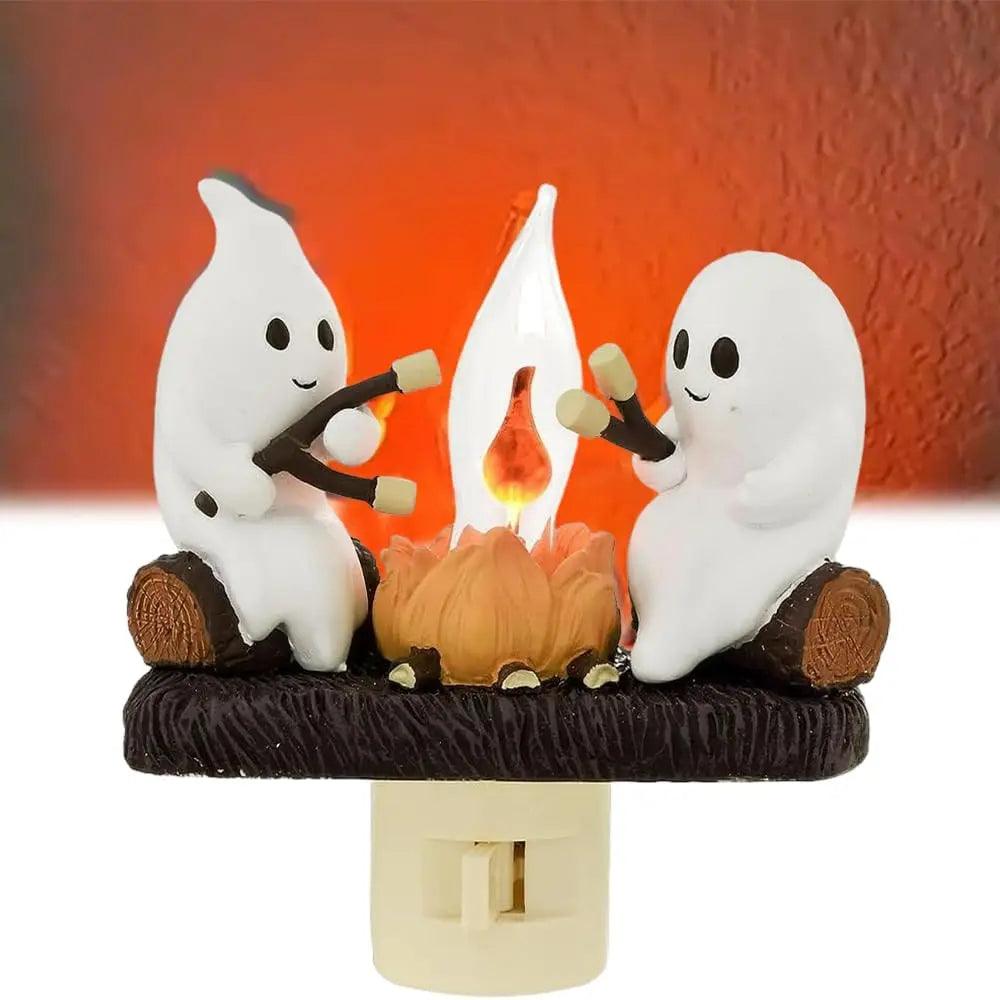 Ghosts Campfire Flicker Flame Halloween Nightlight - Dabfavshop