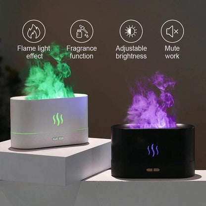 Led Essential Oil Aroma Air Humidifier Ultrasonic Cool Mist Fogger - Dabfavshop