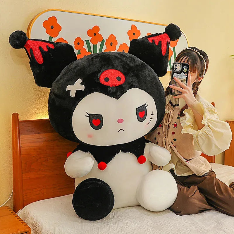 Sanrio Dark Devil Kuromi Doll Plush Toy 25/50cm - Dabfavshop