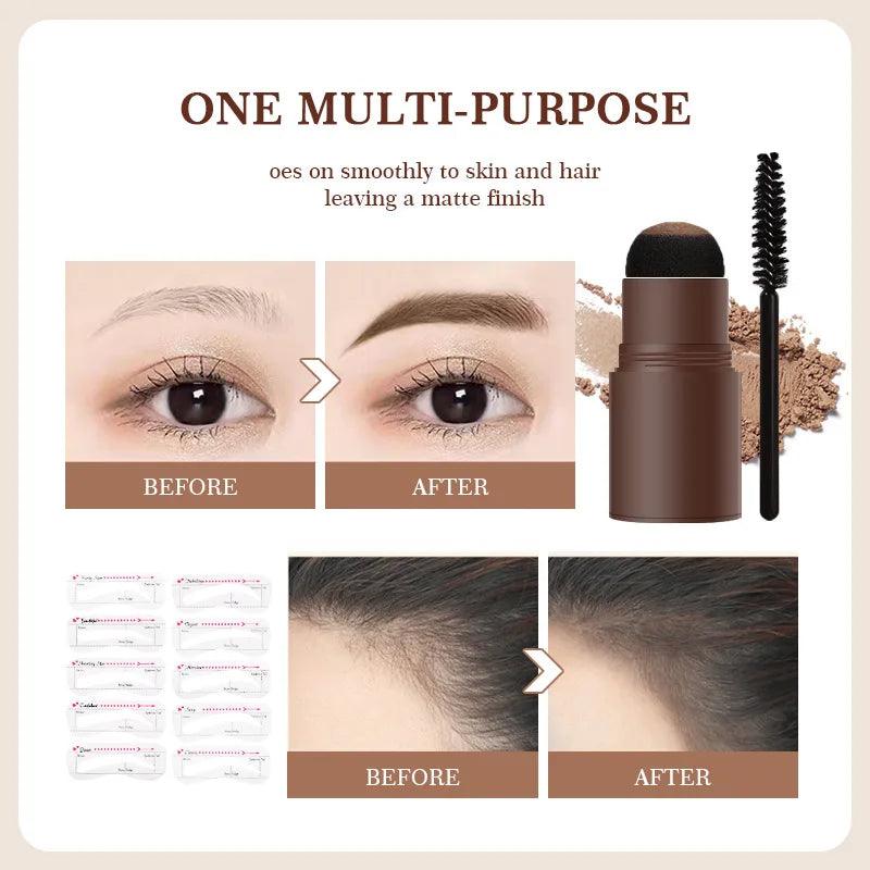 Complete Eyebrow Powder Stamp Shaping Kit - Dabfavshop