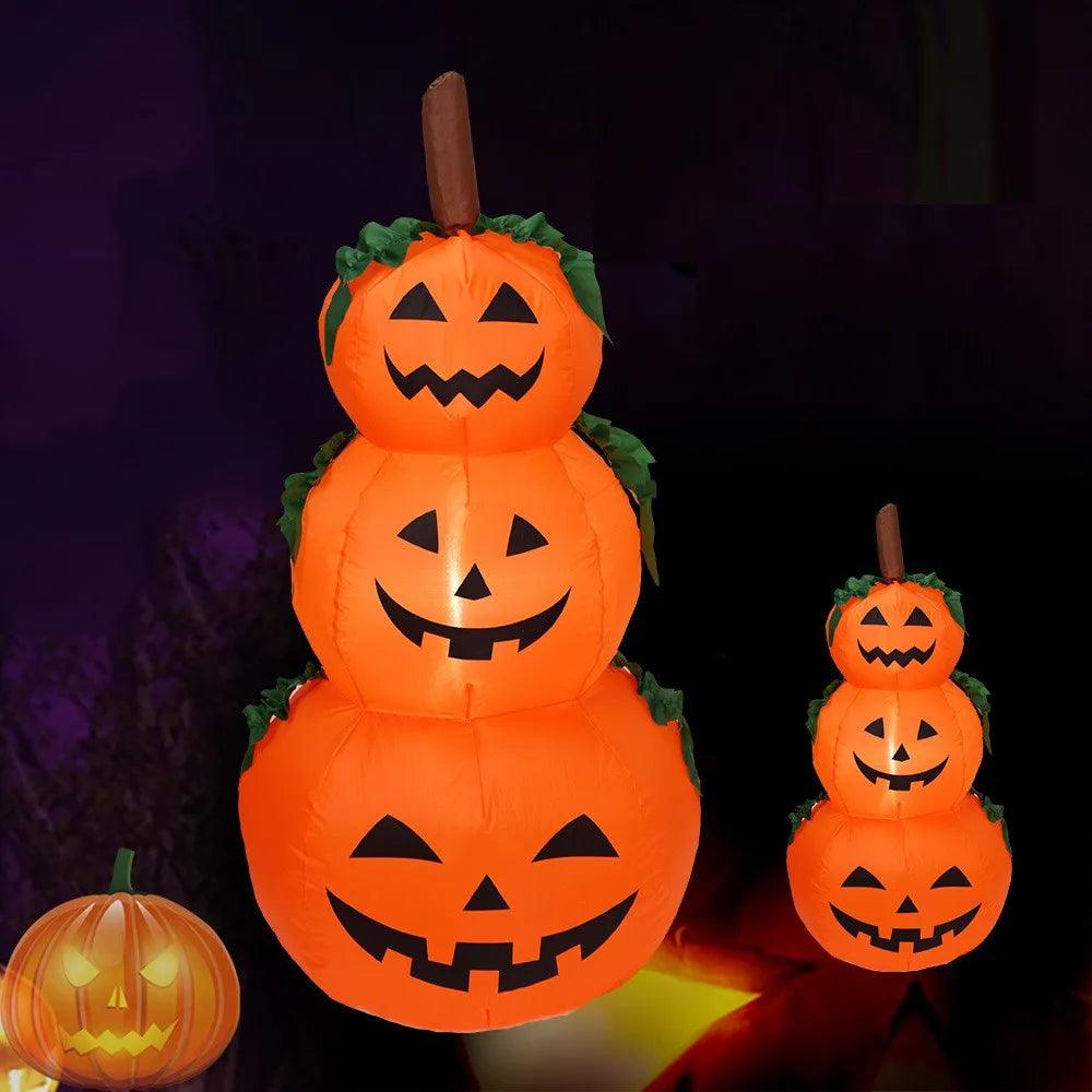 Halloween Inflatable Pumpkin with LED Lights - Dabfavshop