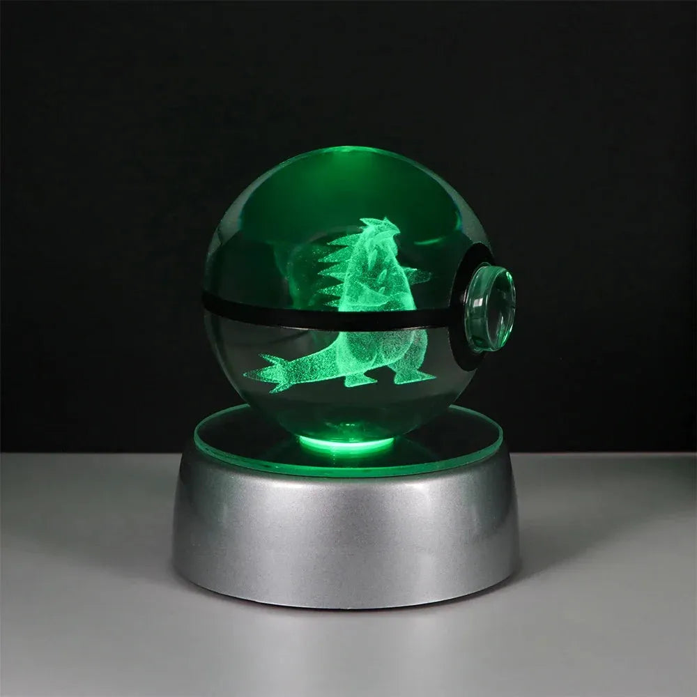 Pokemon 3D Crystal Ball LED Night Light - Dabfavshop