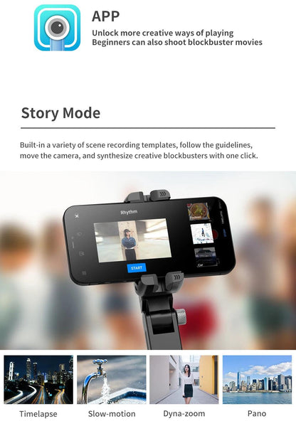 360 Rotation Following Shooting Mode Selfie Stick Tripod For Iphone - Dabfavshop