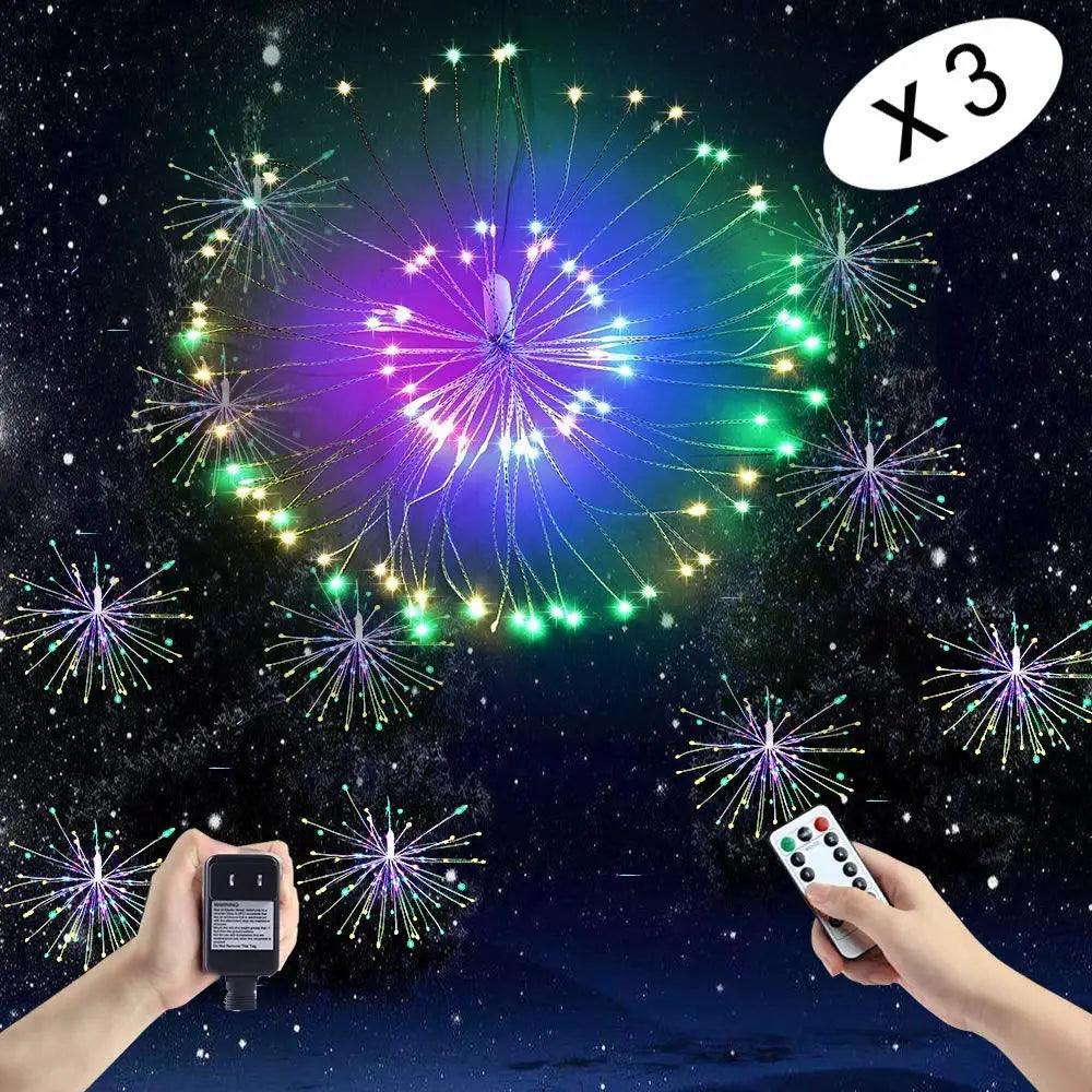 Waterproof LED Firework Lights with Remote - Dabfavshop